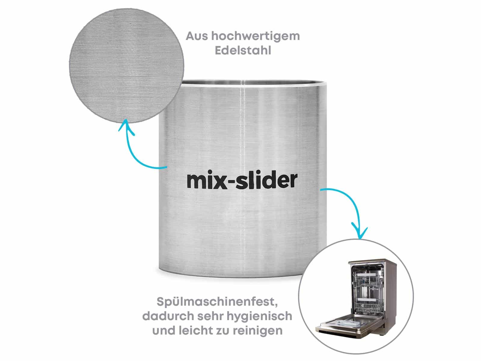 mix-slider TM31-  perfekte Damverteilung Dampfkamin für Thermomix TM5 TM6 
